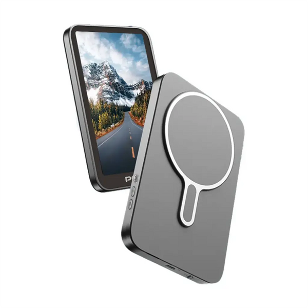 Porodo 1.85W Mobile Magnetic Wireless Screen Splitter Grey - موزع شاشة لاسلكي مغناطيسي للهواتف المحمولة بقوة 1.85 واط من بورودو رمادي