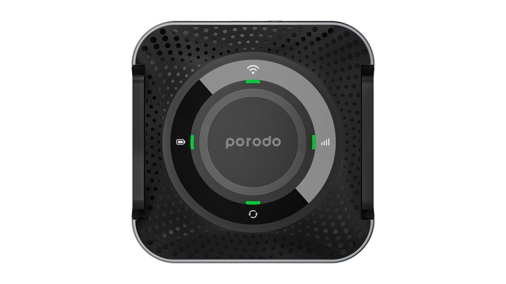 Porodo portable CPE MiFi 3G/4G Wireless Router 4000mAh - راوتر لاسلكي محمول من بورودو