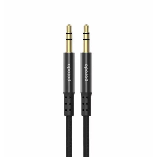Porodo Metal Braided AUX Cable – كيبل اوكس من بورودو