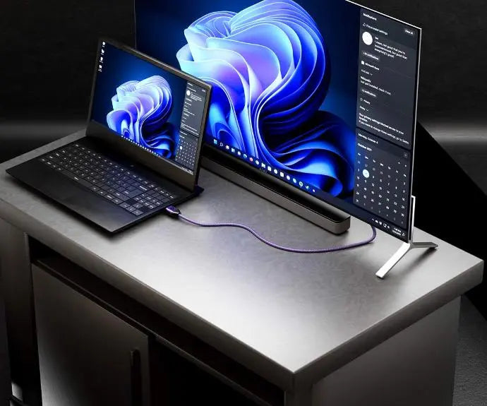 Powerology 8K HDMI toHDMI Braided Cable 3M Purple - كيبل اج دي ام اي بطول 3 متر من باورولوجي بنفسجي