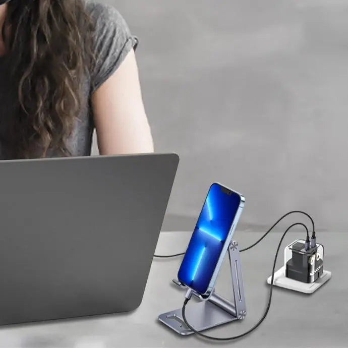 Powerology 35W PD Dual USB-C Wall Charger Transparent - شاحن تايب سي ثنائي المنفذ 35 واط من باورولوجي