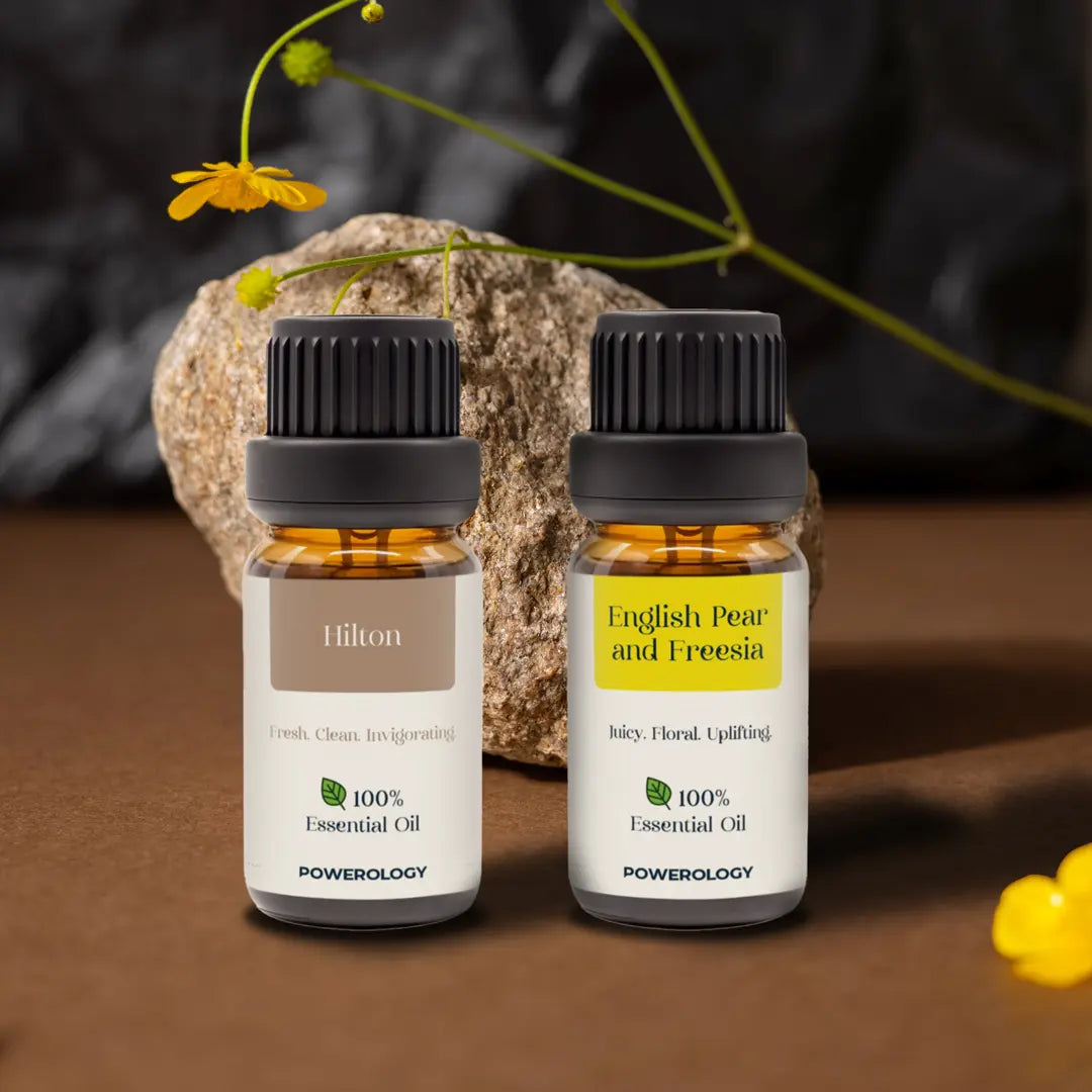 Powerology Essential Oil Set 5 Fragrance Oils 10ml - مجموعة زيوت عطرية 5 روائح بسعة 10 مل من باورولوجي