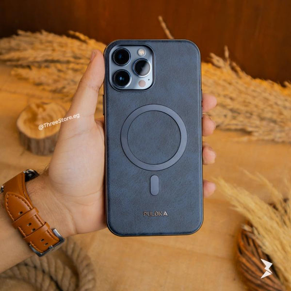 PULOKA CASE FOR IPHONE 16 PRO MAX BLUE - كفر ماك سيف للايفون 16 برو ماكس من بولوكا ازرق