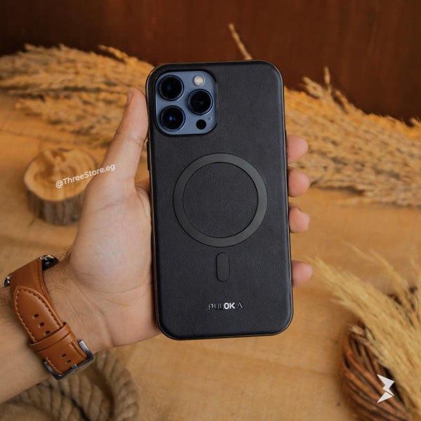 PULOKA CASE FOR IPHONE 16 PRO MAX BLACK - كفر ماك سيف للايفون 16 برو ماكس من بولوكا اسود
