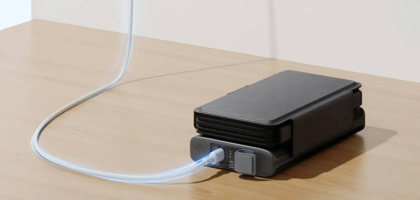 ROMOSS Power Bank SPB30 (30000mAh 65W) - باوربنك 30000 ملي امبير 65 واط مع الواح شمسية قابلة للفصل من روموس