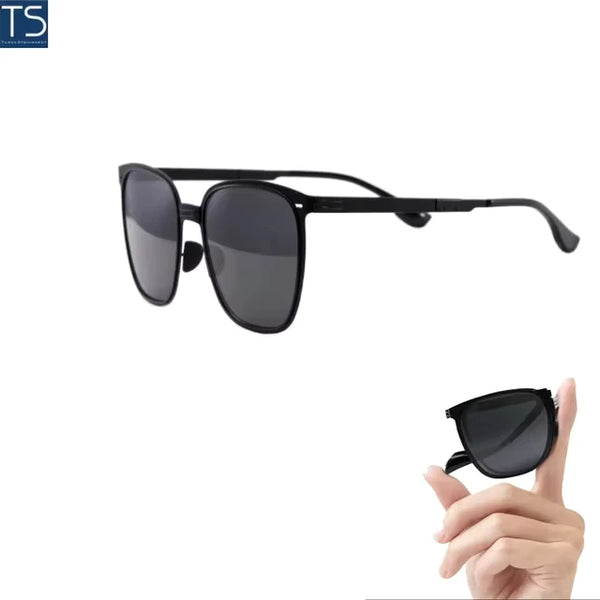 TS Foldable Sunglasses Pro - نظارات شمسية قابلة للطي مربعة الشكل من شاومي