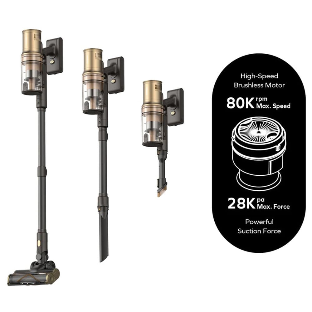 Momax Home Vacuum+ Cordless Vacuum Cleaner UK Plug  - مكنسة كهربائية لاسلكية بقوة شفط 28000 باسكال من موماكس