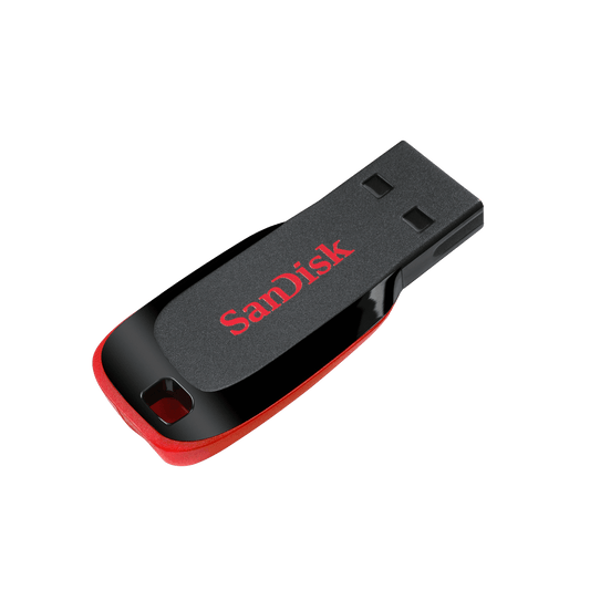 SANDISK CRUZER BLADE 128GB - فلاش ميموري 128 جيجابايت من سان دسك