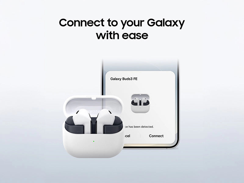 Galaxy Buds 3 FE Grey - سماعات سامسونج جالاكسي بودز 3 اف اي رمادي