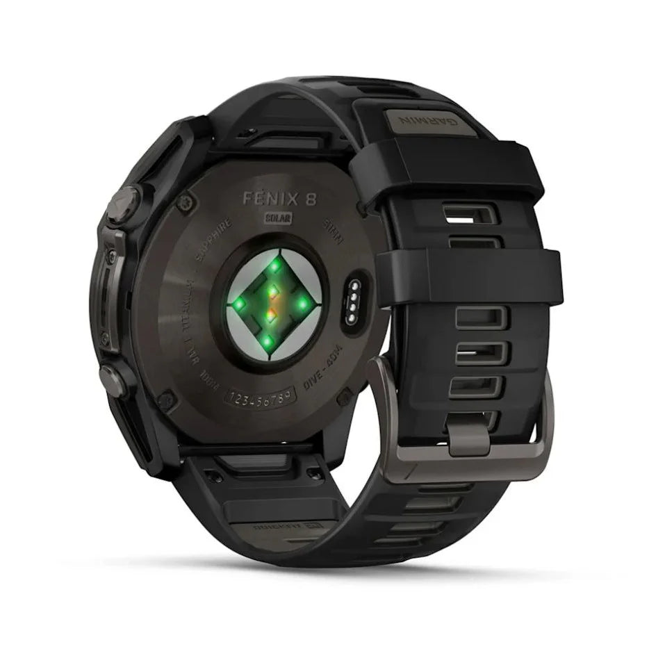 GARMIN FENIX 8 SOLAR-SAPH 51MM BLACK - ساعة ذكية من كارمن اسود