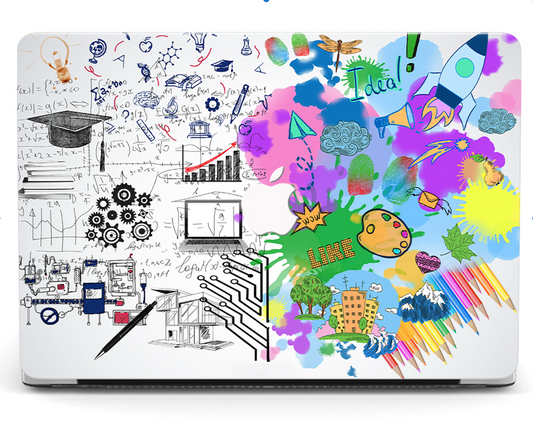 MACBOOK AIR 15 CRYSTAL CASE PRINTED BLUE - كفر ماك بوك اير 15 ازرق