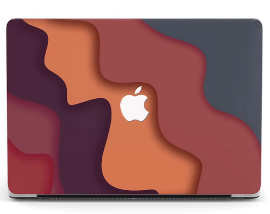 MACBOOK AIR 13 CRYSTAL CASE PRINTED RED - كفر ماك بوك اير 13