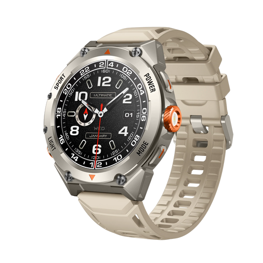 Master Watch G1 Smart Watch Titanium - ساعة ذكية جي 1 من ماستر لون تيتانيوم