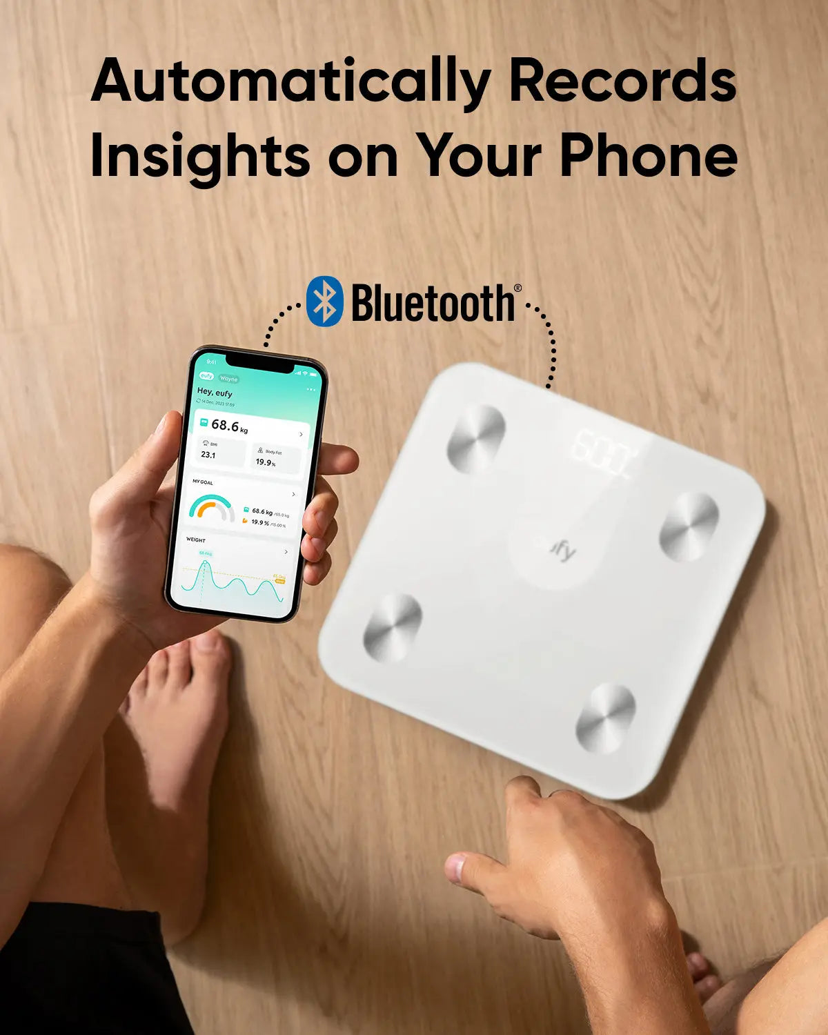 Eufy Smart Scale A1 White - ميزان ذكي من انكر ابيض