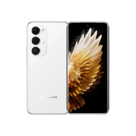 Tecno Spark 40 pro+ 8+256GB Aurora White - تكنو سبارك 40 برو بلس 256+8 جيجابايت ابيض