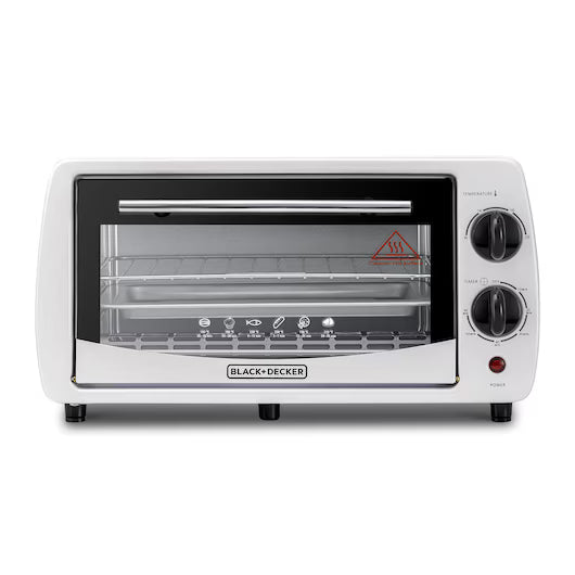 Black&Decker TRO9DG-B5 Oven 9L 800W white - فرن كهربائي 9 لتر 800 واط من بلاك اند ديكر ابيض