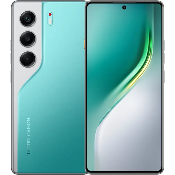 Tecno Camon 40 8/256 GB Emerald Glow Green - تكنو كامون 40 256/8 جيجابايت أخضر زمردي متوهج