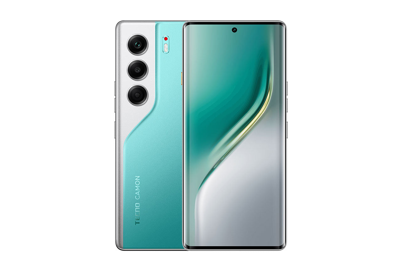 Tecno Camon 40 pro 5G 8/256GB Emerald Lake Green - تكنو كامون 40 برو 5 جي 8/256 جيجابايت اخضر