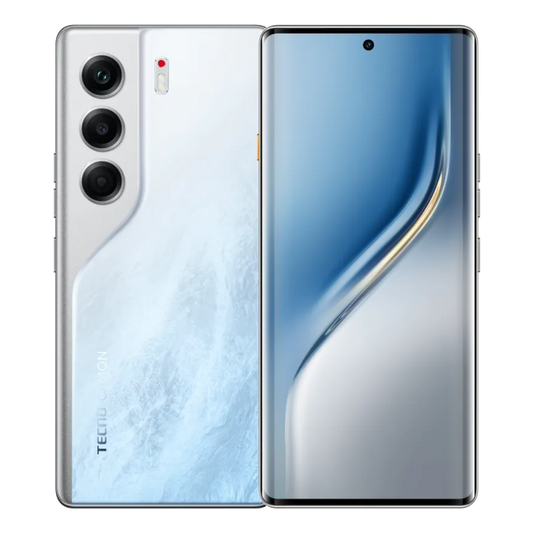 Tecno Camon 40 pro 5G 12/256GB WHITE - تكنو كامون 40 برو 5 جي 256/12 جيجابايت ابيض