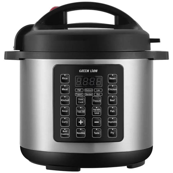 Green Lion Electric Pressure Cooker 6 L Black -  قدر الضغط الكهربائي 6 لتر من كرين