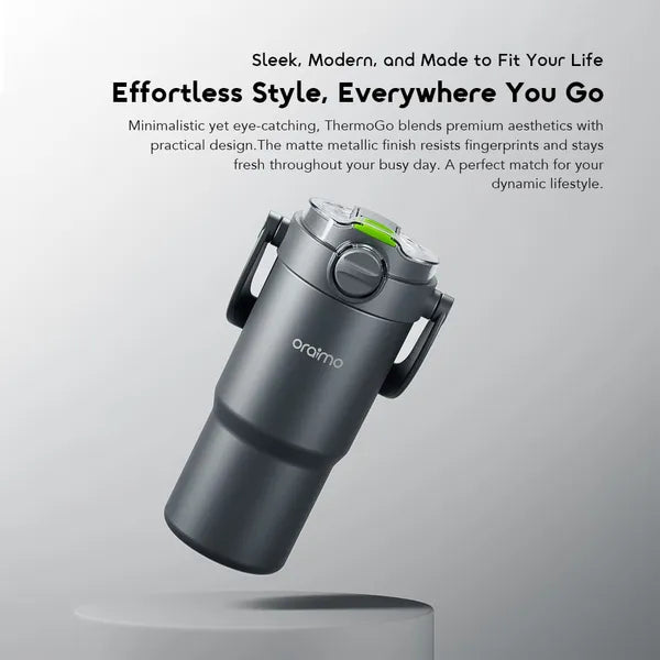 Oraimo ThermoGo 750ml Stainless Steel Insulated Thermos - ترمز ستانلس ستيل معزول 750 مل من اورايمو
