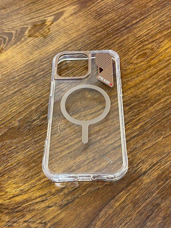 PRADI CASE FOR IPHONE 16 PRO MAX BROWN - كفر ايفون 16 برو ماكس ماك سيف جوزي