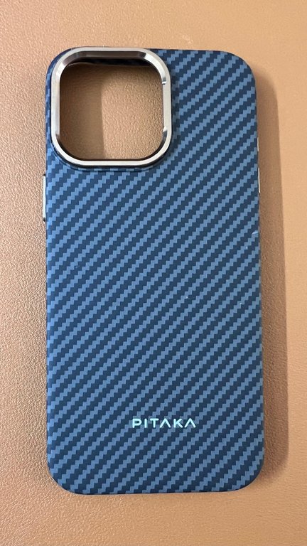 PITAKA CASR FOR IPHONE 16 PRO MAX PLAIN - كفر ايفون 16 برو ماكس من بيتاكا ازرق
