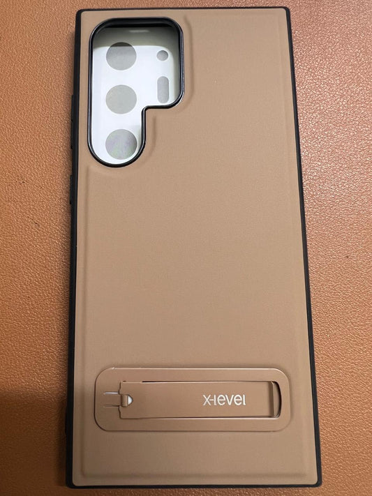 X-LEVEL CASE FOR SAM GALAXY S24 ULTRA PURE EASE BROWN - كفر سامسوغ اس 24 الترا جوزي