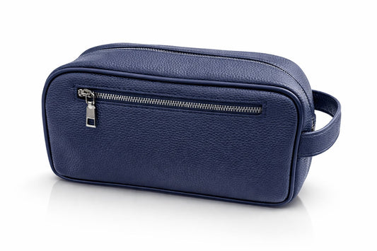 FOX HANDBAG BLUE - حقيبة يد جلد محمولة للاكسسوارات ازرق