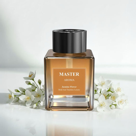 Master Home Perfume & Aroma Diffuser 500ml AI Brown - جهاز تعطير المنزل 500 مل من ماستر - عطر الياسمين