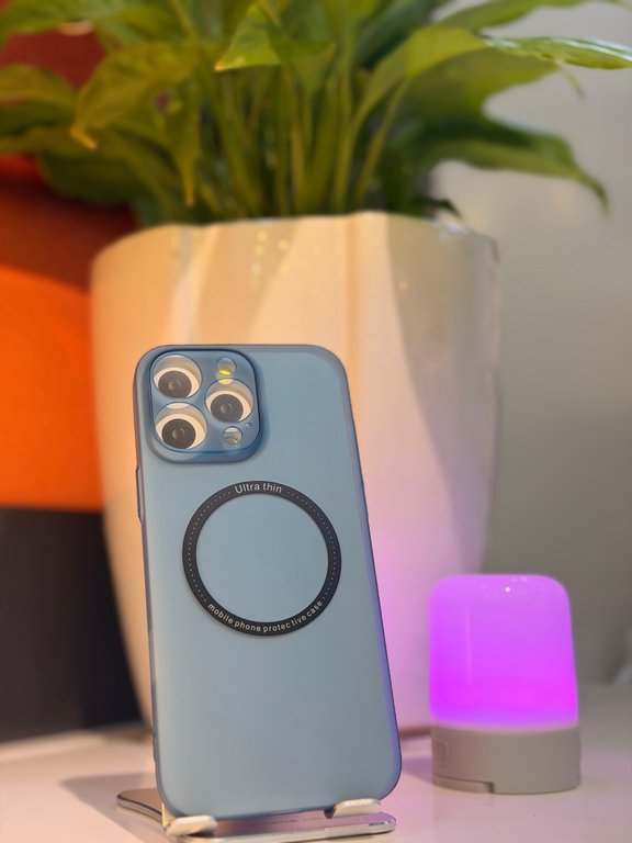 piblue Lion Anti-Fall Case for iPhone 16 Pro Max -blue- كفر ماك سيف سلم للايفون 16 برو ماكس