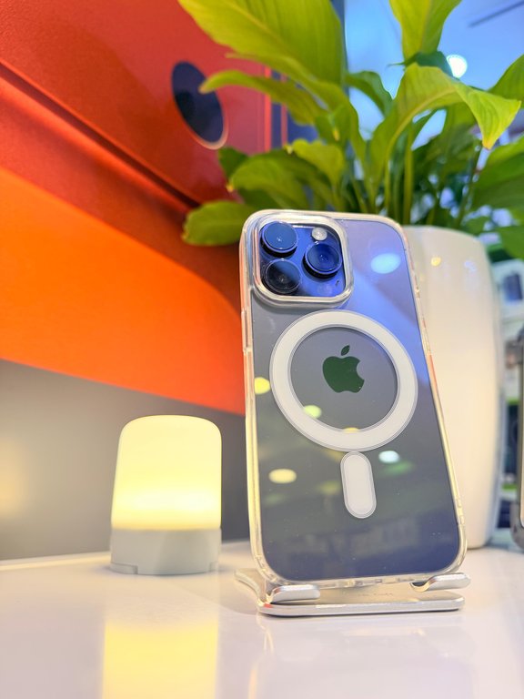 MAGSAFE CASE SILIKON  FOR PHONE 14 PRO MAX-CLEAR - كفر ماك سيف شفاف للايفون 14 برو ماكس