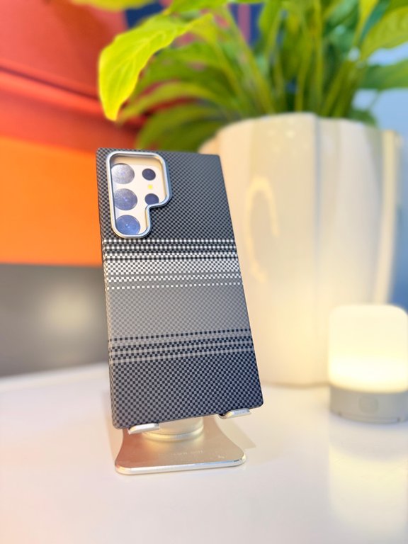 LY56 CASE FOR SAMSUNG S24 ULTRA GRAY - كفر سامسونج اس 24 الترا رمادي