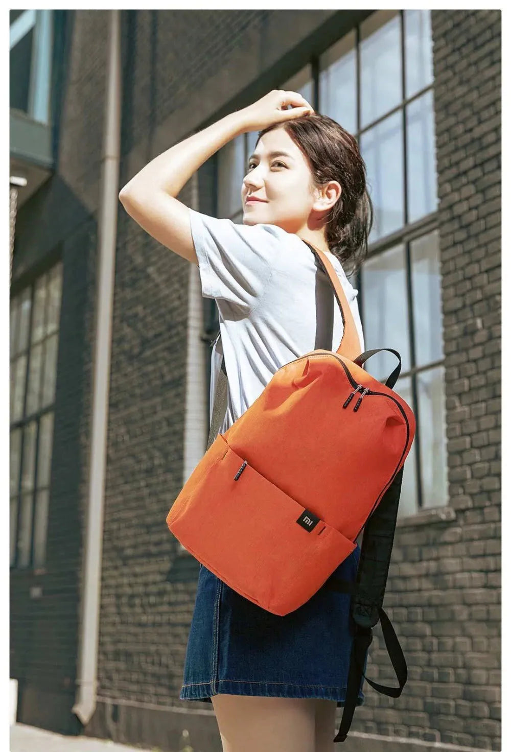MI CASUAL DAYPACK ORANGE - حقيبة ظهر صغيرة بسعة 10 لتر لكلا الجنسين من شاومي برتقالي