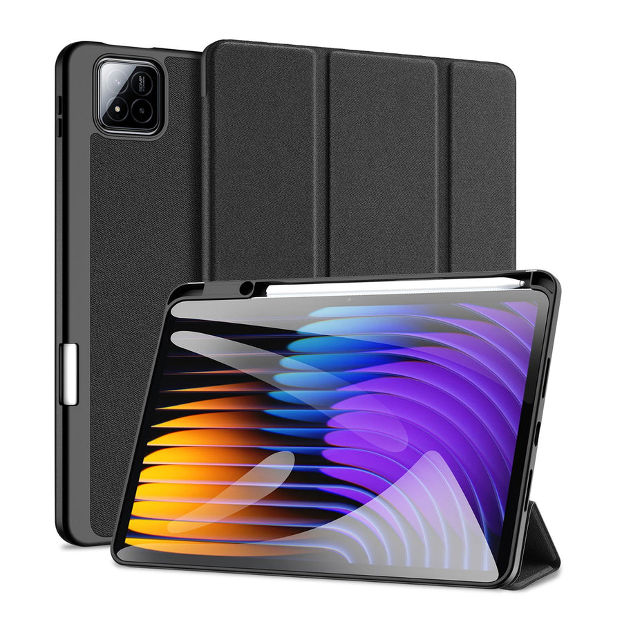 DOMO BOOK CASE FOR MI PAD PRO 7 / 7 PRO - كفر مي باد 7 / 7 برو من دومو اسود