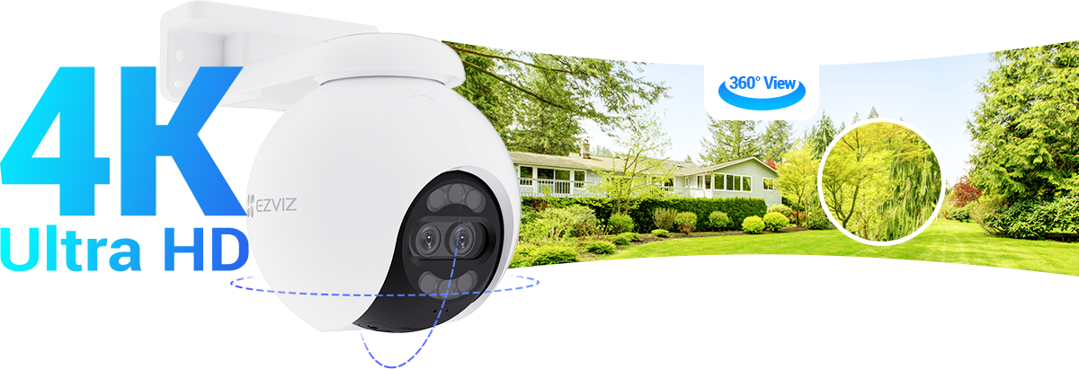 EZVIZ SMART HOME CAMERA H80X - كاميرا منزلية خارجية ذكية من ازفيز