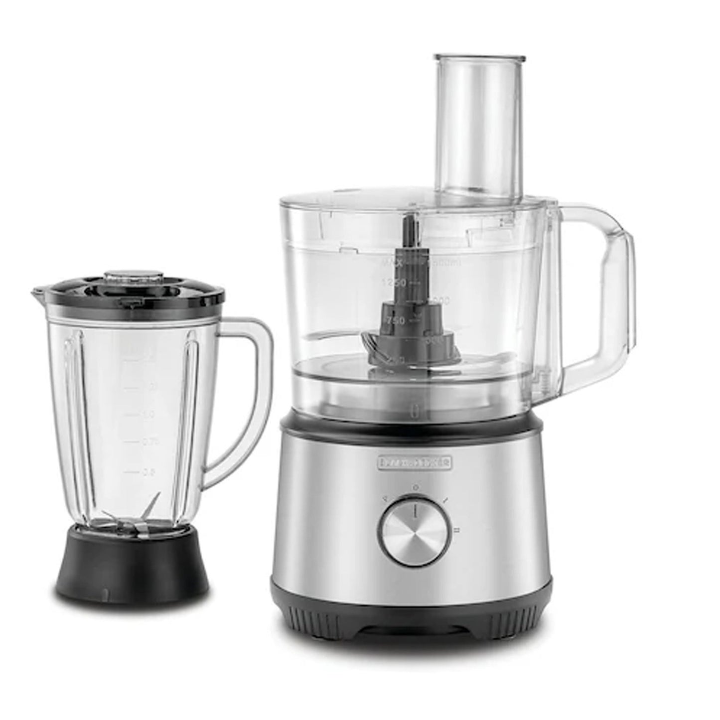 Black&Decker FX825-B5 FOOD PROCESSOR 800W silver/black - محضرة طعام متعددة الاستخدامات 800 واط من بلاك اند ديكر