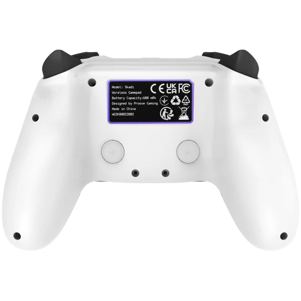 Proove Wireless Gamepad Gaming Skadi white - وحدة تحكم (جوستك) لاسلكية من برووف لون ابيض