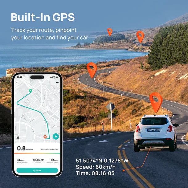 70MAI A810 DASH CAM 4K - كاميرا سيارة امامية من شاومي