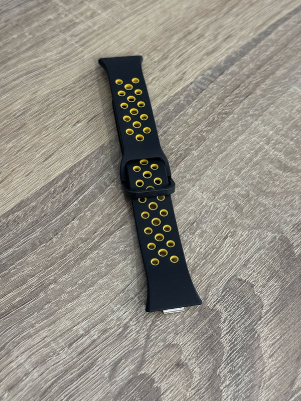 NIKE STRAP FOR HUAWEI FIT 3-4-4 PRO BLACK YELLOW - سير ساعة هواوي فت 3-4-4 برو اسود اصفر