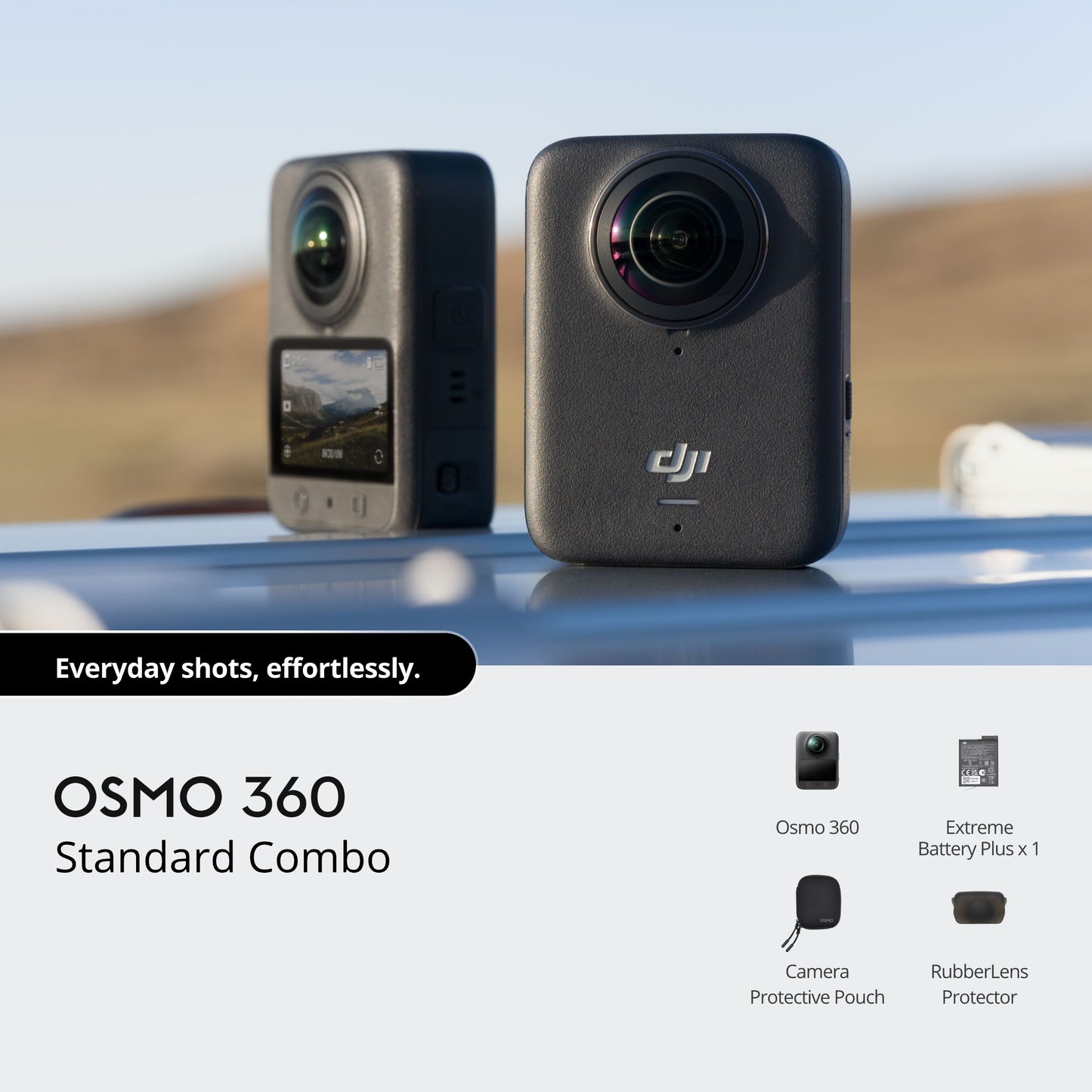 DJI Osmo 360 Standard Combo - كاميرا تصوير دي جي اي اوزمو 360 ستاندرد كومبو
