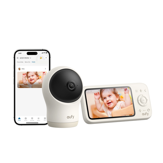 Anker eufy Baby Monitor C10 White - كاميرا مراقبة الاطفال الذكية بدقة 2K من انكر