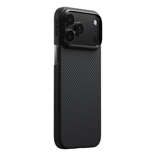 PITAKA ULTRA-SLIM CASE FOR IPHONE 17 PRO BLACK/GRAY - كفر ايفون 17 برو ماك سيف فائق النحافة من بيتاكا اسود/رمادي
