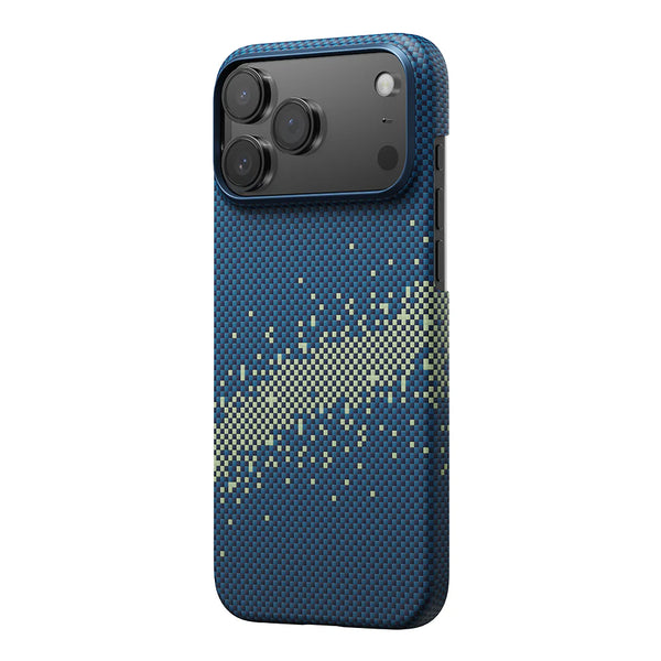 PITAKA ULTRA SLIM CASE FOR IPHONE 17 PRO MAX MILKY WAY GALAXY - كفر ايفون 17 برو ماكس فائق النحافة ماك سيف من بيتاكا