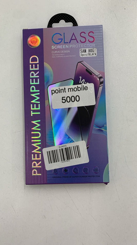 Premium Tempered Glass Black For Samsung A05 - لاصق للسامسونج اي 05