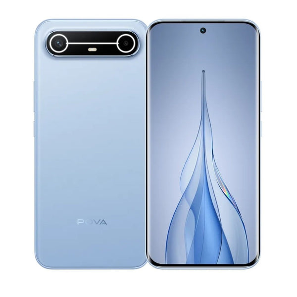 Tecno Pova Slim 5G 8+256GB Sky Blue - تكنو بوفا سلم 5 جي 256/8 جيجابايت ازرق فاتح
