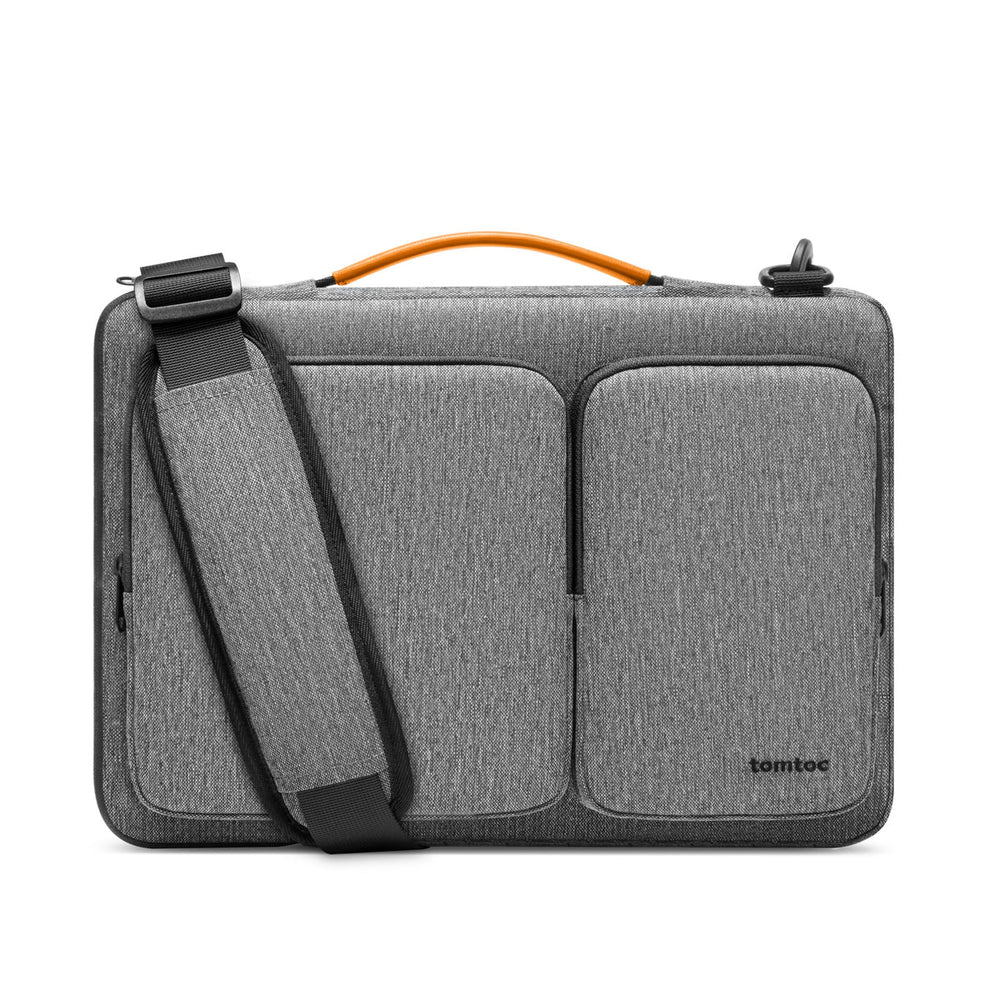 Tomtoc Defender-A42 Laptop Briefcase 13.5 Inch Gray - حقيبة لابتوب مقاس 13.5 بوصة من تومتوك رمادي