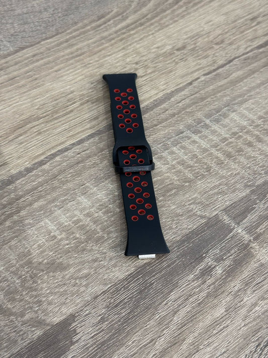 NIKE STRAP FOR HUAWEI FIT 3-4-4 PRO BLACK RED - سير ساعة هواوي فت 3-4-4 برو اسود واحمر
