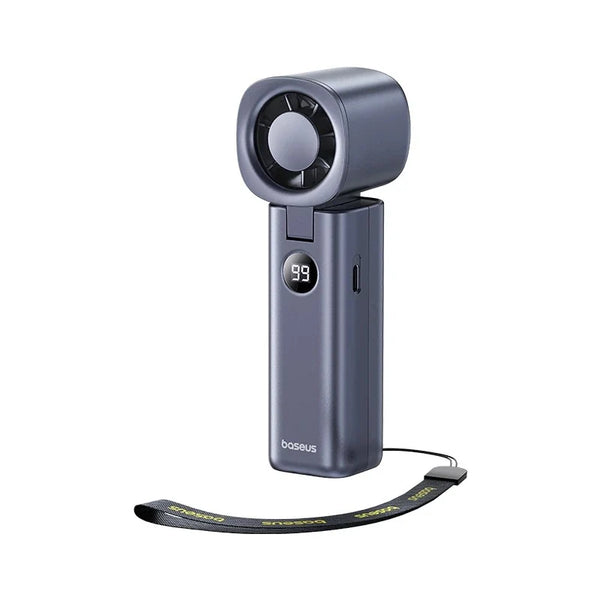 Baseus GoTrip DT1 High-Speed Foldable Handheld Fan Space Grey - مروحة محمولة عالية السرعة قابلة للطي من باسيوس