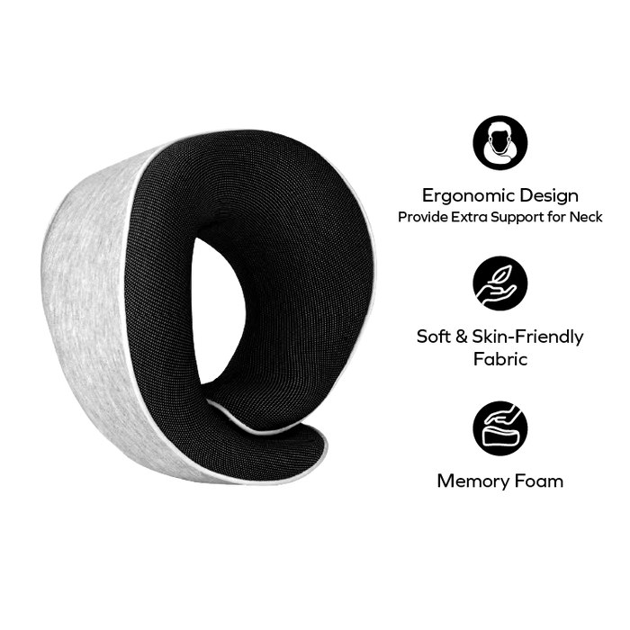 Momax World Ergonomic Travel Pillow - وسادة رقبة للسفر مريحة من موماكس